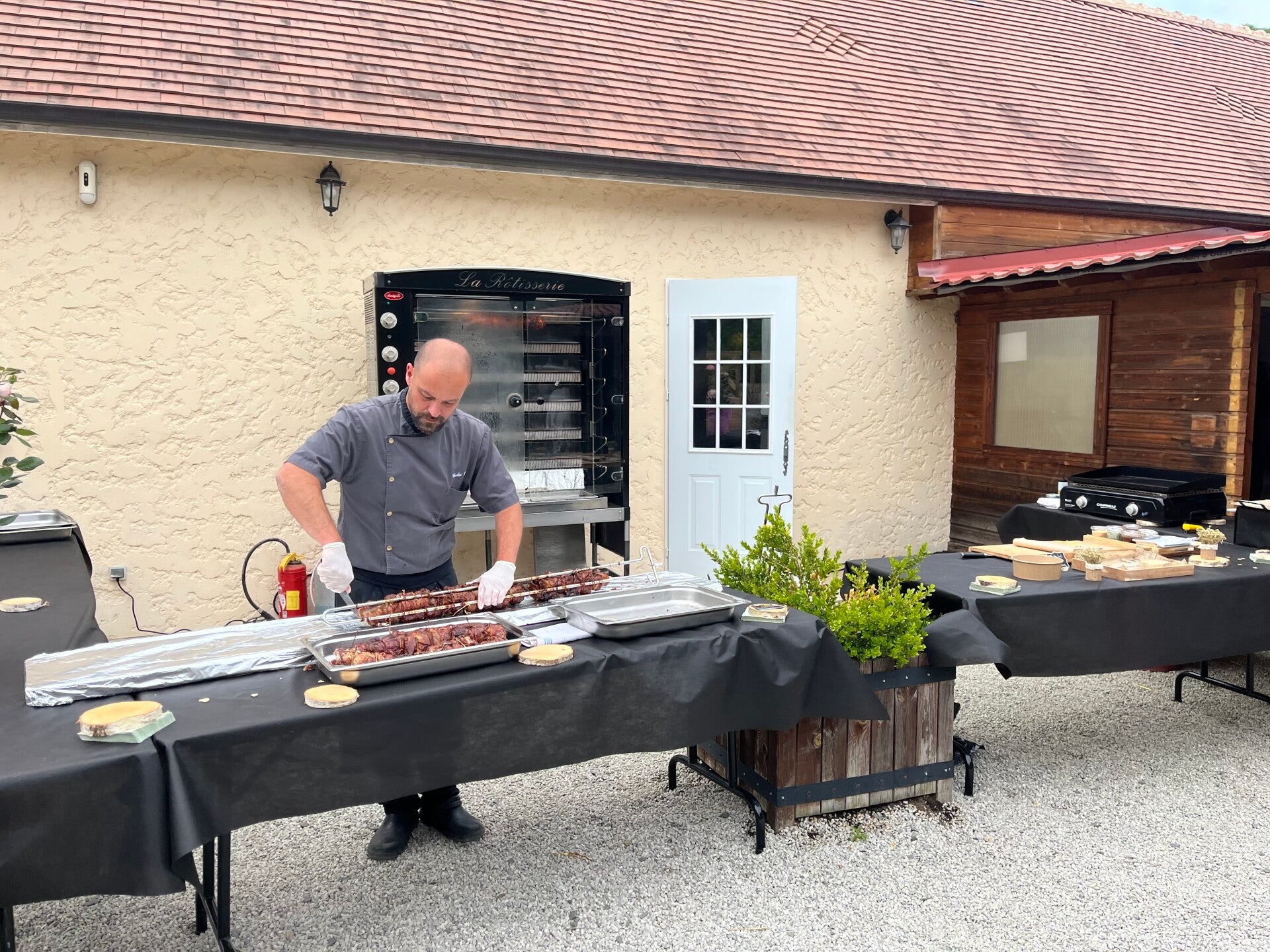 Prestation traiteur en exterieur